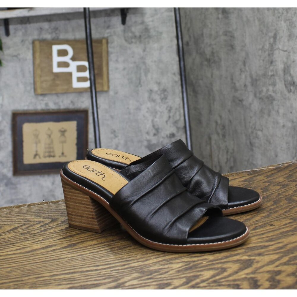 Earth Womens Adara Heeled Sandal ETADARA Black 8.5M